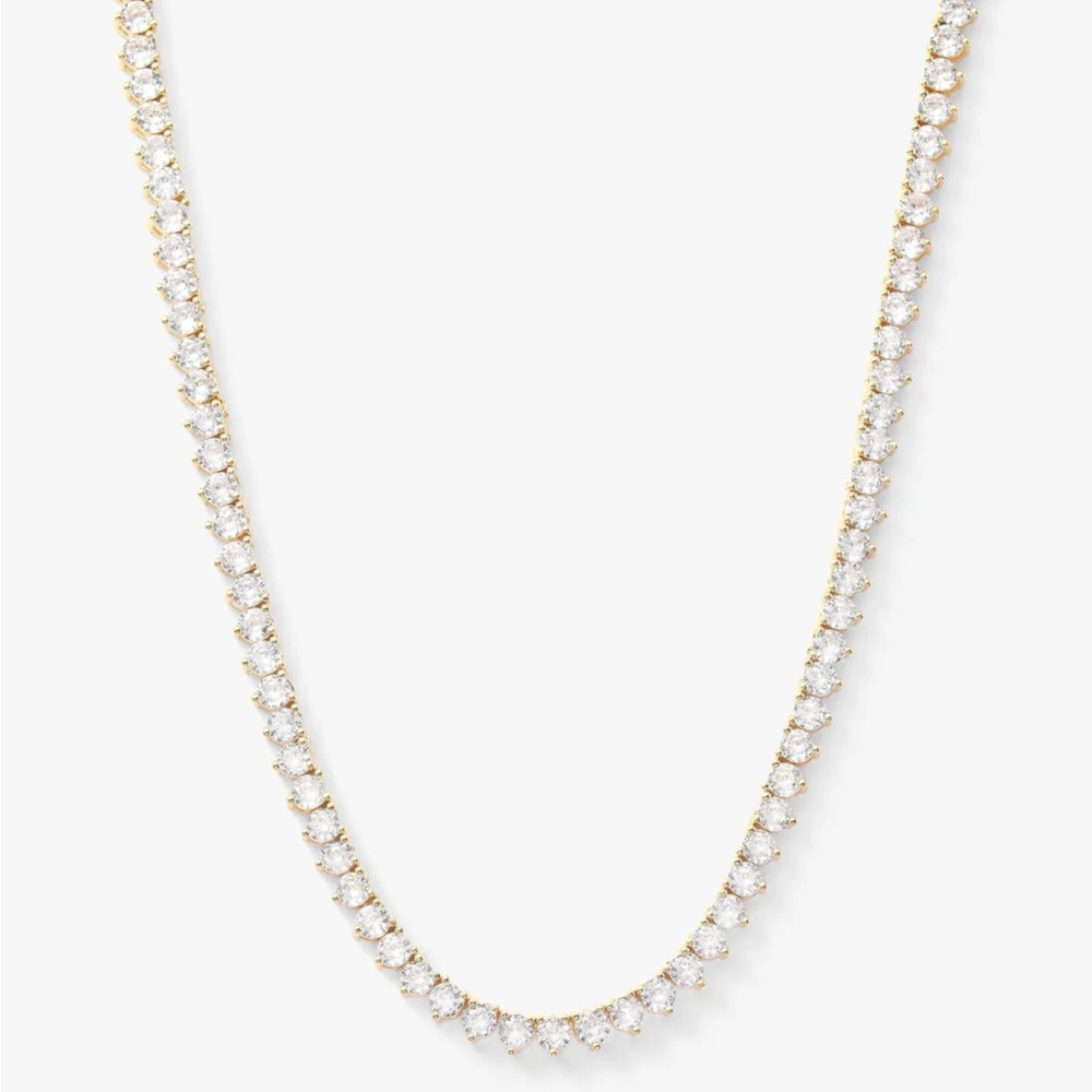 Not Your Basic Tennis Necklace, 16”